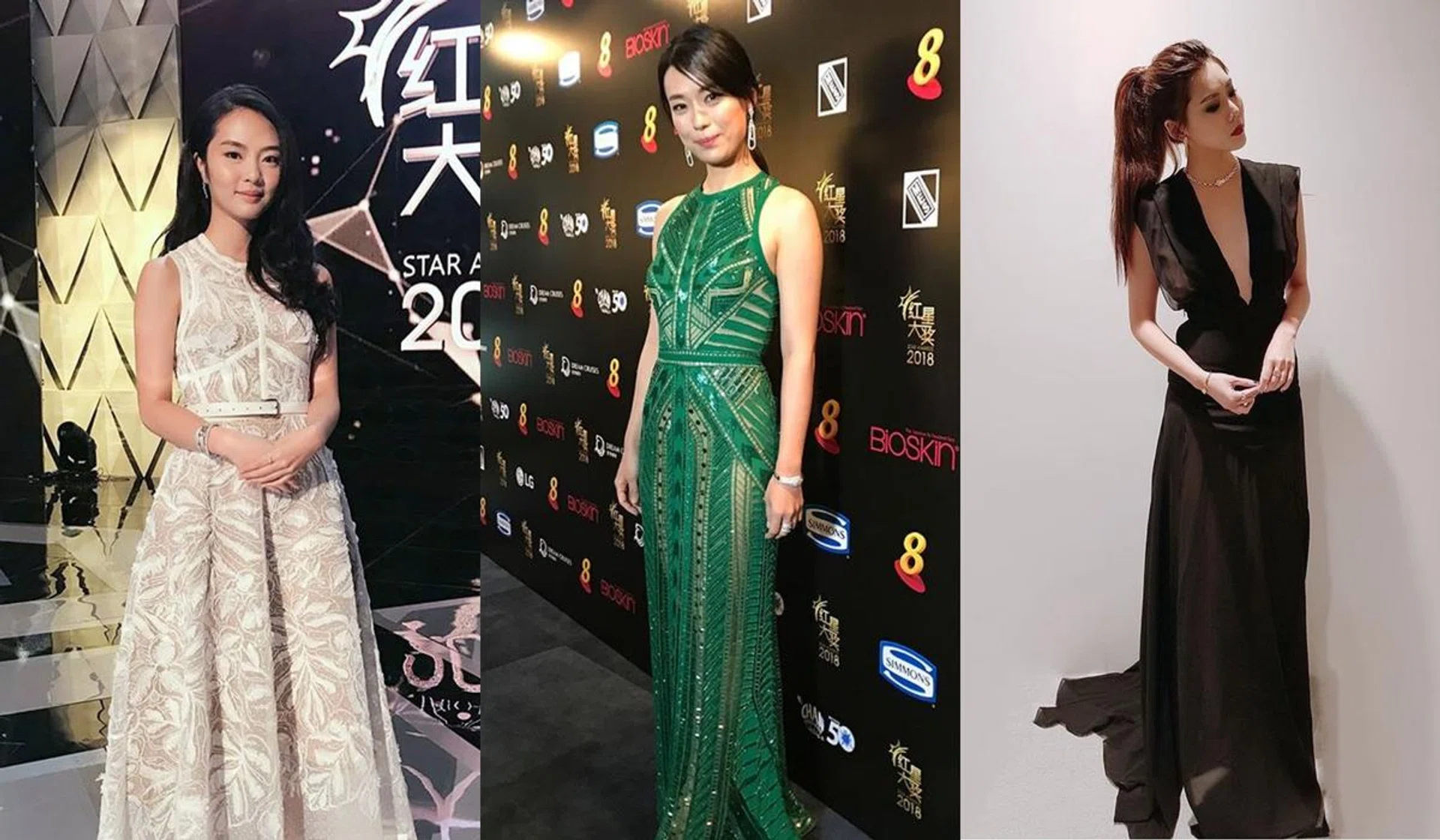 star awards, star awards 2018,红星大奖,红星大奖2018, 白薇秀,鐘琴,hayley woo,hayley woo,zoe tay,huang bi ren,felicia chin,rebecca lim,chermaine seah, chantalle ng,yahui,her ying ying