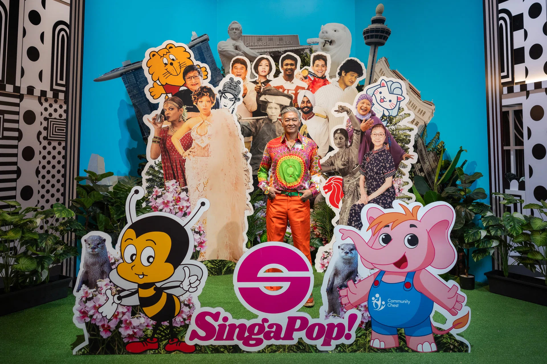 Dick Lee within Rojak Land ArtScience Museum