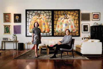Lito Camacho, Kim Camacho, art collector, Yayoi Kusama