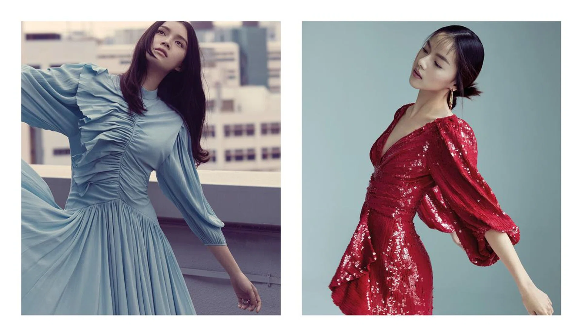 Fashion Spread, ICON Singapore, Fashion, Spring Summer 2019, Angel Lin Xi, Jasmine Sim, 林汐,沈家玉