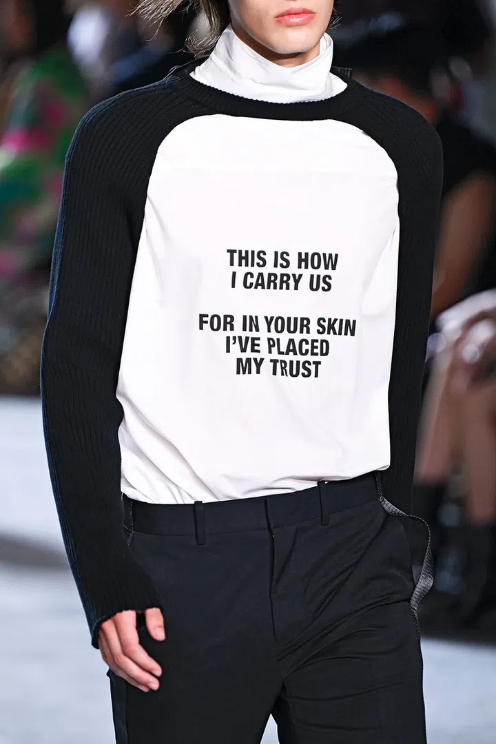 Helmut Lang 2024春夏系列 (照片：Showbit)