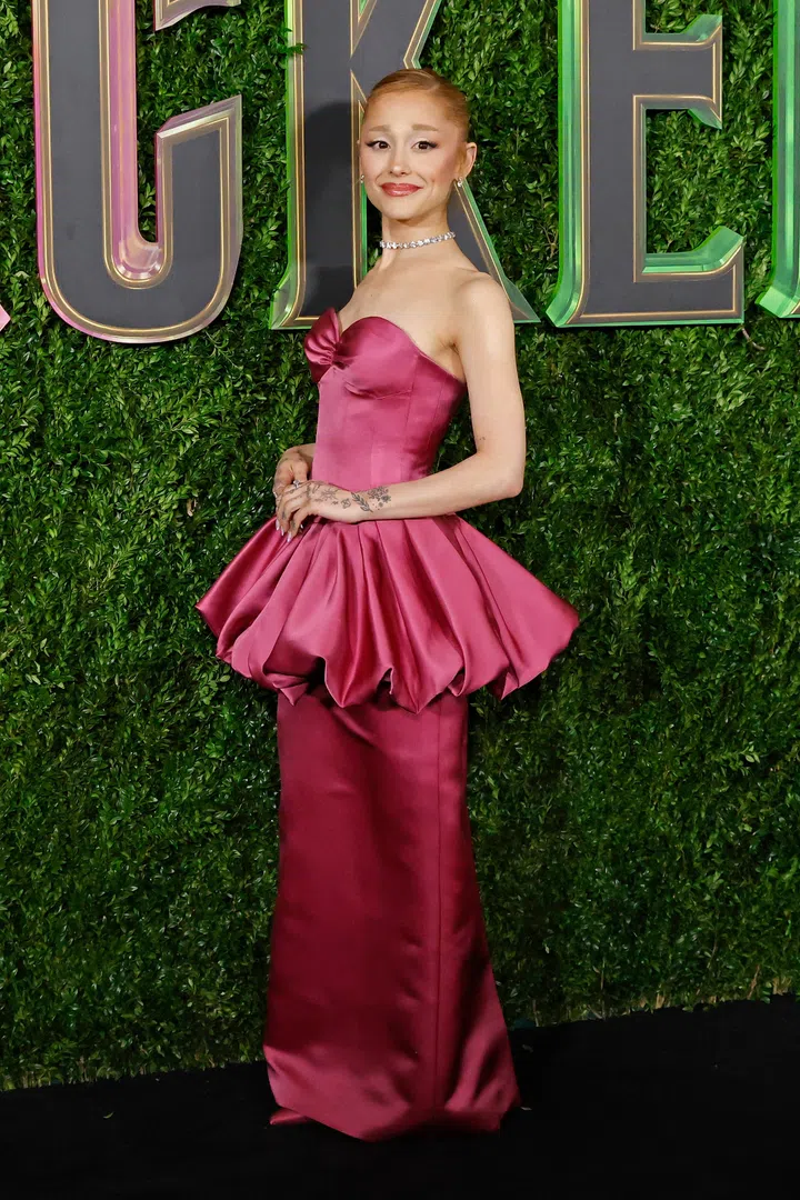 NEW YORK, NEW YORK - NOVEMBER 14: Ariana Grande attends the NYC premiere of "Wicked" at Museum of Modern Art on November 14, 2024 in New York City. (Photo by Taylor Hill/FilmMagic)