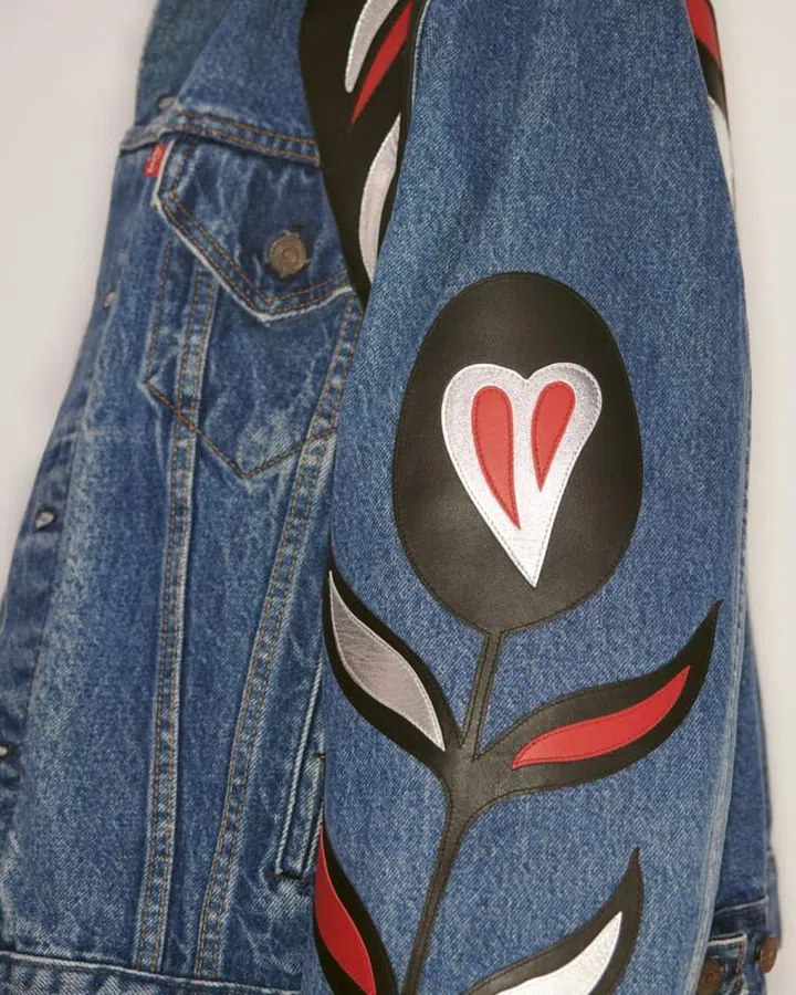 Upcycled by Miu Miu X Levi's®重塑系列。照片：Miu Miu
