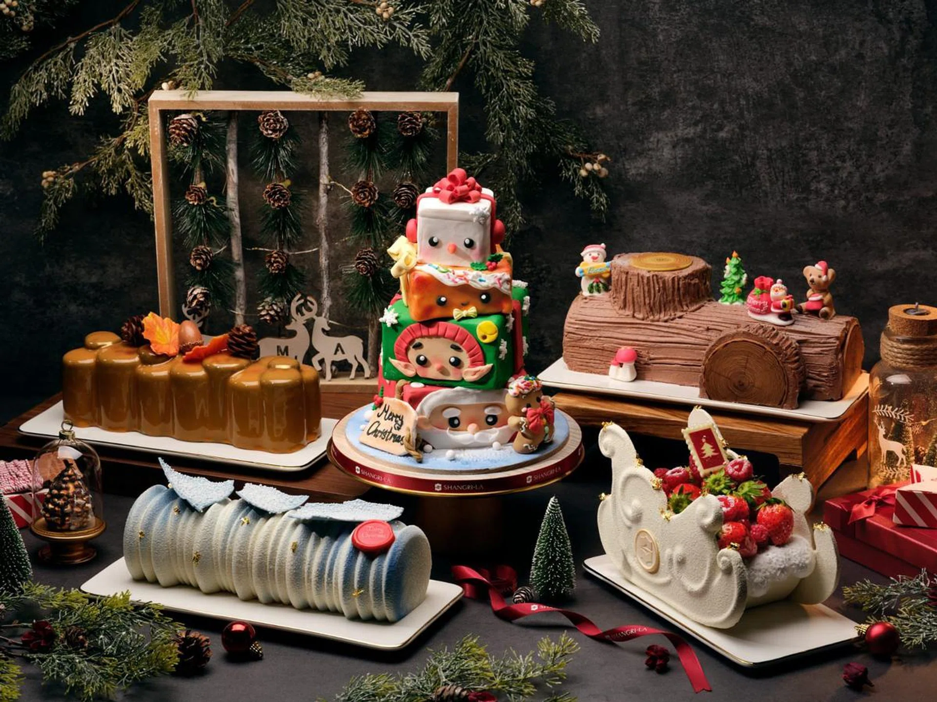 Christmas, Christmas log cakes, log cakes, Christmas treats, sweet treats, festive treats, Christmas cakes