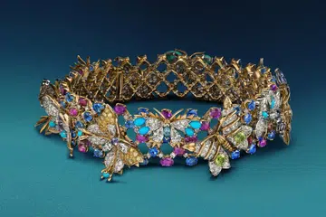 Jean Schlumberger for Tiffany & Co. Butterflies 蝴蝶古董颈链。