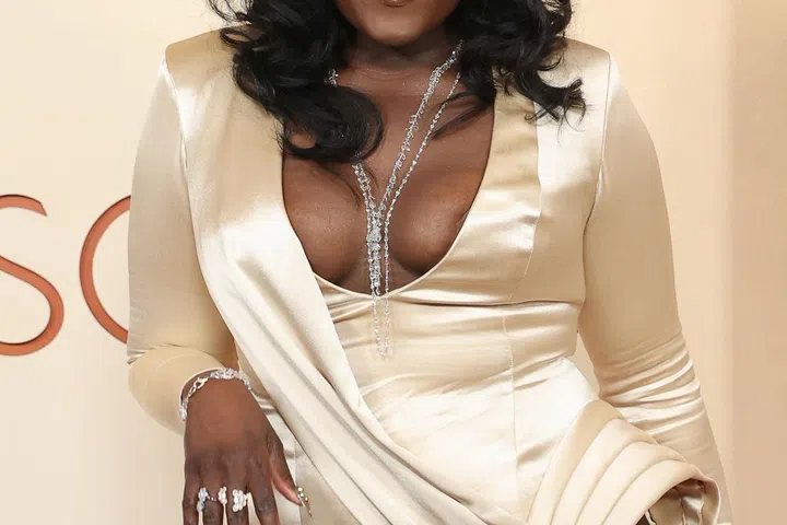 Hollywood, CA - March 15, 2026: Danielle Brooks arrives on the red carpet at the 98th Annual Academy Awards held by the Academy of Motion Picture Arts and Sciences at the Dolby Theatre in Hollywood, CA, Sunday, March 15, 2026. (Myung J. Chun / Los Angeles Times via Getty Images)