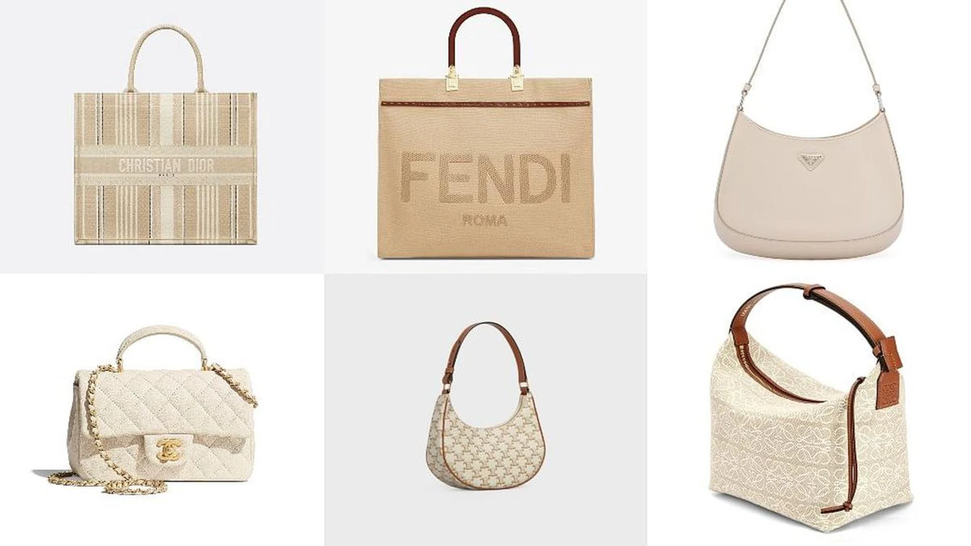 Handbags, Designer Handbags, Fashion, Trend, Fendi, Dior, Louis Vuitton, Loewe, Prada, Givenchy, Celine,Chloe,Versace