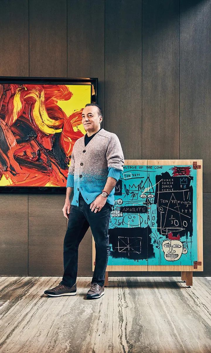 羊毛羊绒开襟衫/Hermes。