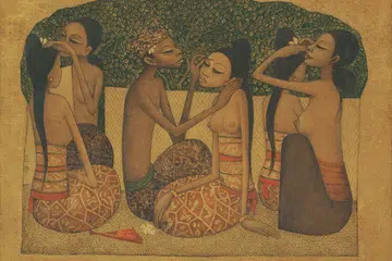 Cheong Soo Pieng, Nanyang Art, singapore Modern Art , art , artist, painter