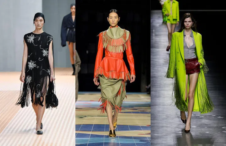 左至右：Prada、Bottega Veneta、Gucci