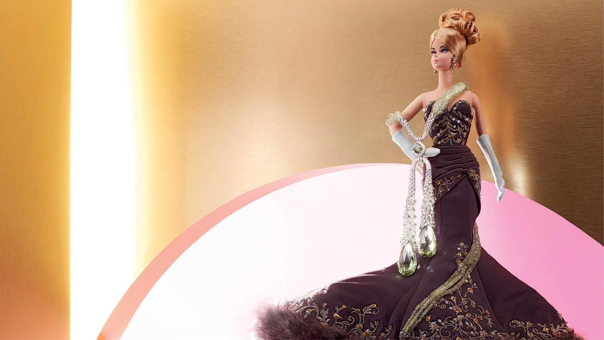 Barbie, Barbie dolls, Jian Yang, Coloured gemstones, jewellery, high jewellery