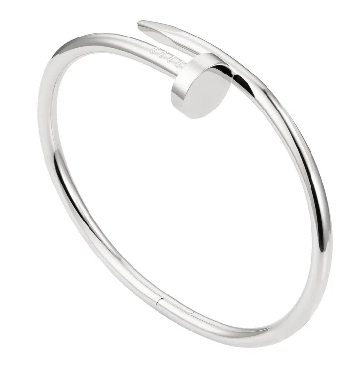 Juste un Clou bracelet, 18K white gold.