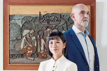 Art collector , Fermin Diez,Su-Yen Wong