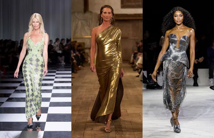 左至右：Versace、Ralph Lauren、Alexander McQueen