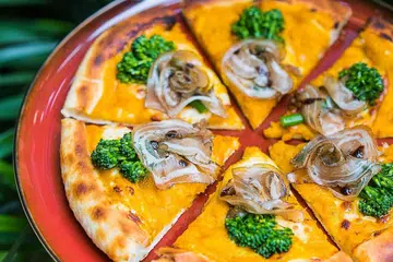 1. Broccoli Rabe and Pumpkin Pizza