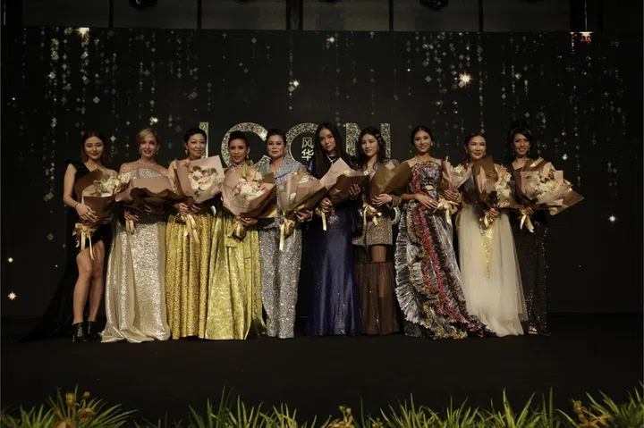 Calista Cuaca, Paige Parker, Jin Lu, Fanty Soenardy, Susanna Kang, Kim Lim, Heng Shiqi, Karen Ong-Tan, Jessie Foo & Grace Chong-Tan