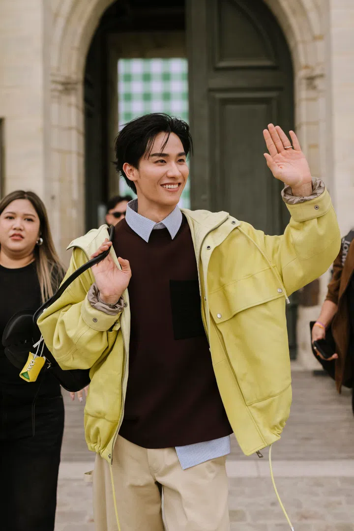 PARIS, FRANCE - MARCH 06: Tawan Vihokratana attends the Loewe Womenswear Fall/Winter 2026-2027 show as part of Paris Fashion Week on March 06, 2026 in Paris, France. (Photo by Vanni Bassetti/Getty Images for Loewe)
