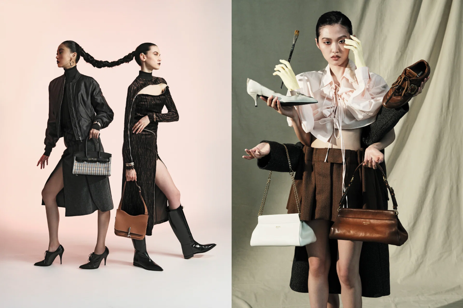 Art to Fashion Jean Cocteau Vision Shapes Fall/Winter 2025 Spread