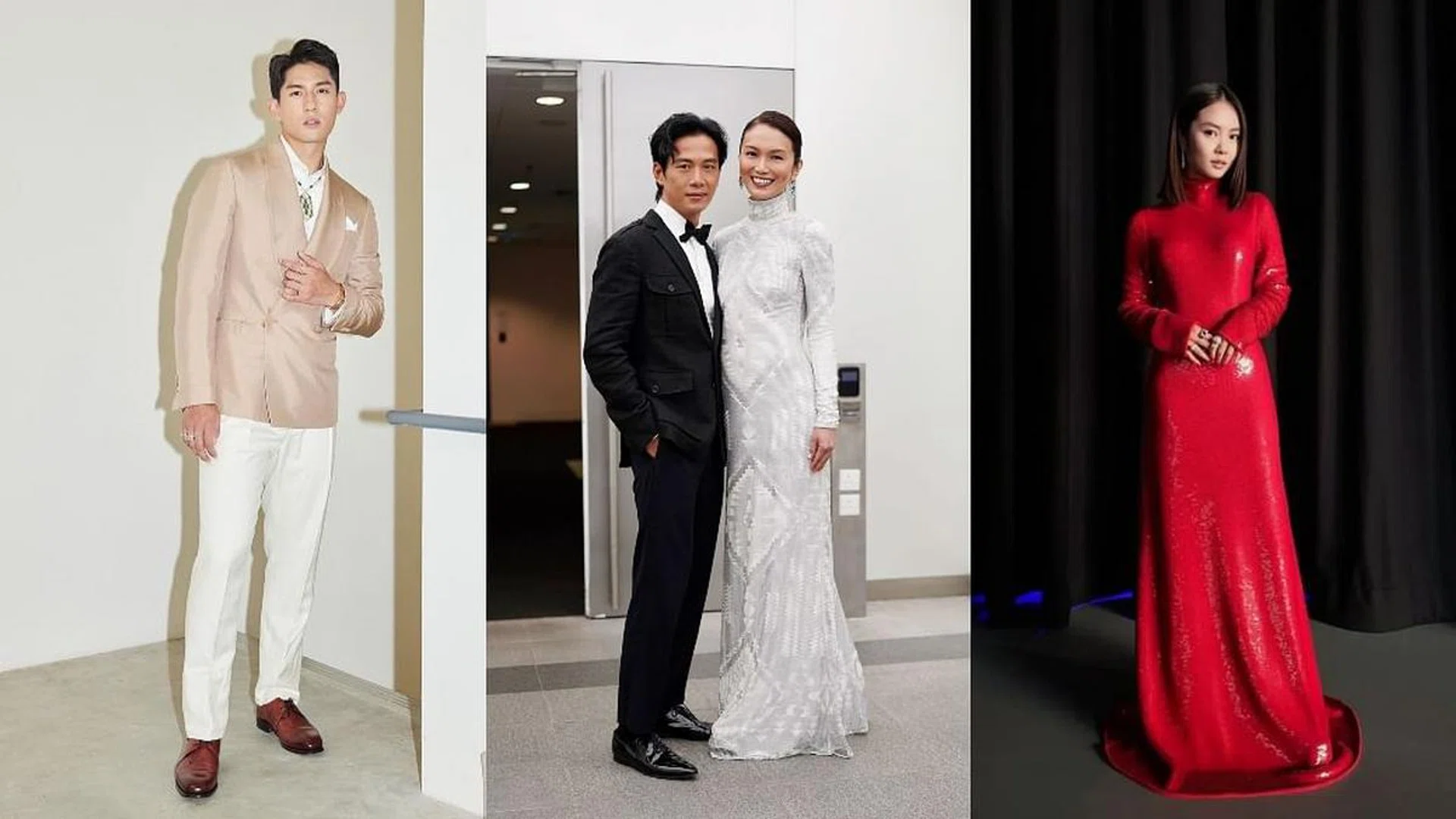 Star Awards,Fashion,Celebrity Dressing, Fann Wong, Sheila Sim, Jeanette Aw, Joanne Peh, Constance Song, Jayley Woo, Hayley Woo, Julie Tan, Felicia Chin,Carrie Wong, Jesseca Liu