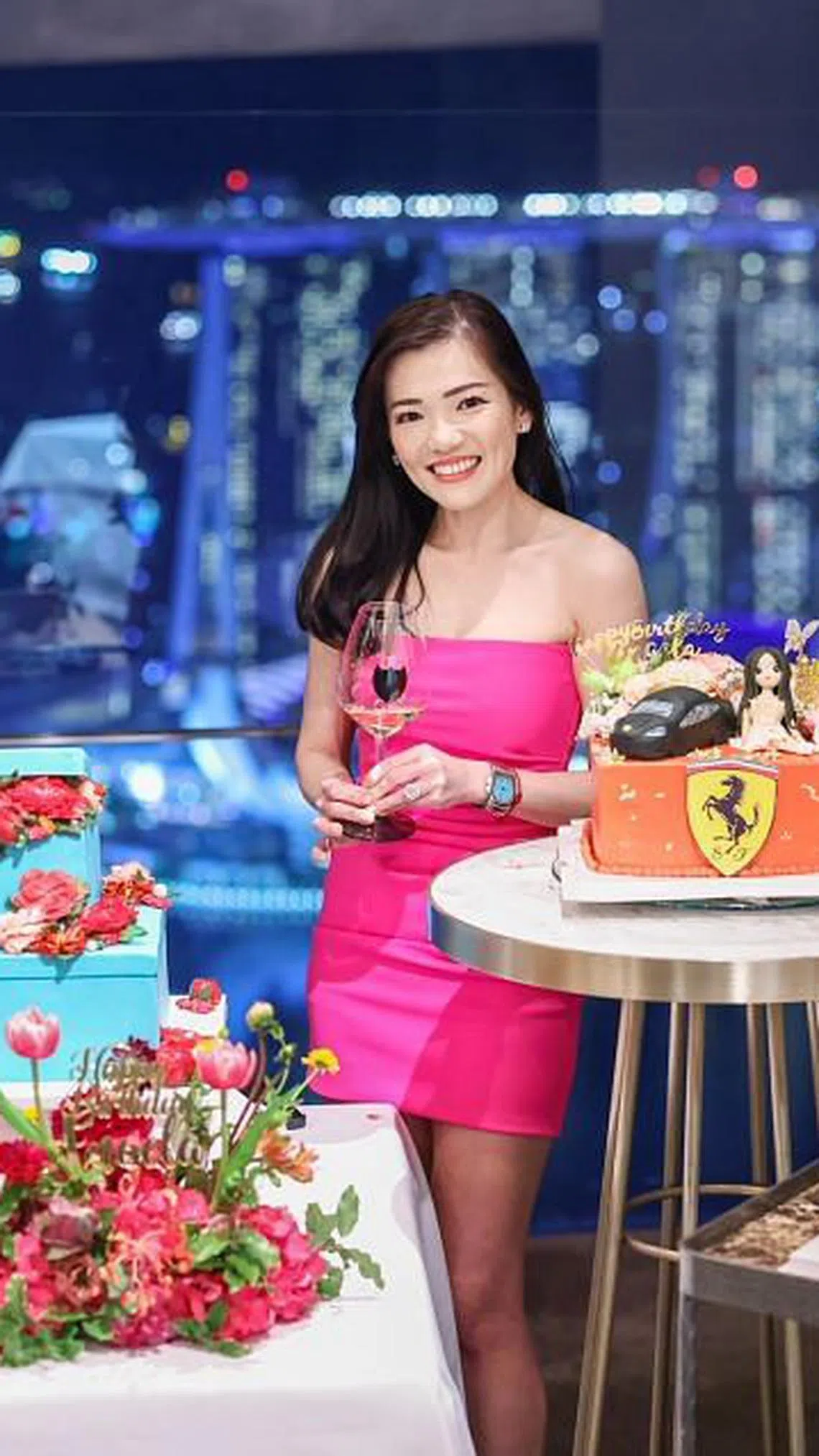 Friends surprise social elite Angela Ng with an all-white birthday party at  Jaan - ICON Singapore | ICON Singapore