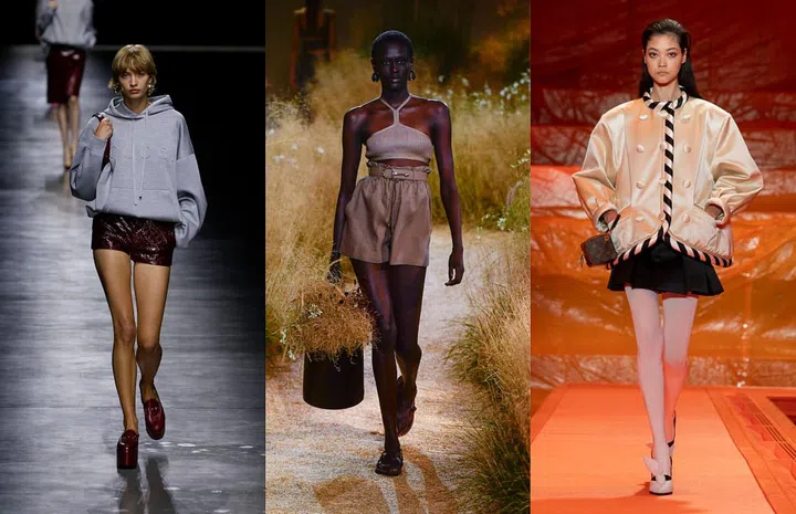 左至右：Gucci、Hermes、Louis Vuitton
