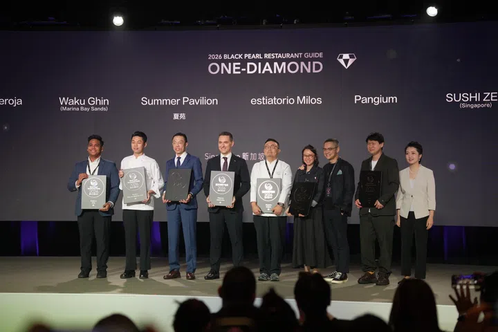 Black Pearl Restaurant Guide, 黑珍珠餐厅指南, 新加坡美食, 佘诗曼, Chermaine Sheh, 2026黑珍珠餐厅指南：新加坡18家餐馆上榜
