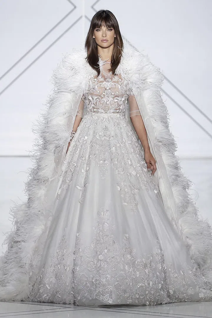 A model walks the runway during the Ralph & Russo Haute Couture Fall/Winter 2016-2017 show as part of Paris Fashion Week on July 4, 2016 in Paris, France.