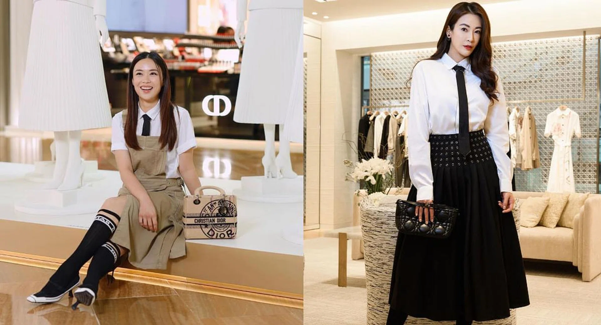 Local celebs and KOLs celebrate the reopening of Dior at Marina Bay Sands