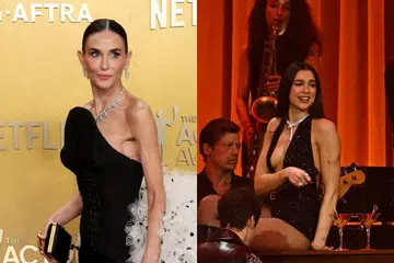 Dua Lipa, Demi Moore,32nd Annual Actor Awards, Brit Awards 2026, Harry Winston, Bvlgari