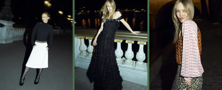 Vanessa Paradis是Chanel 2023/24秋冬高级定制服系列的穆斯。
