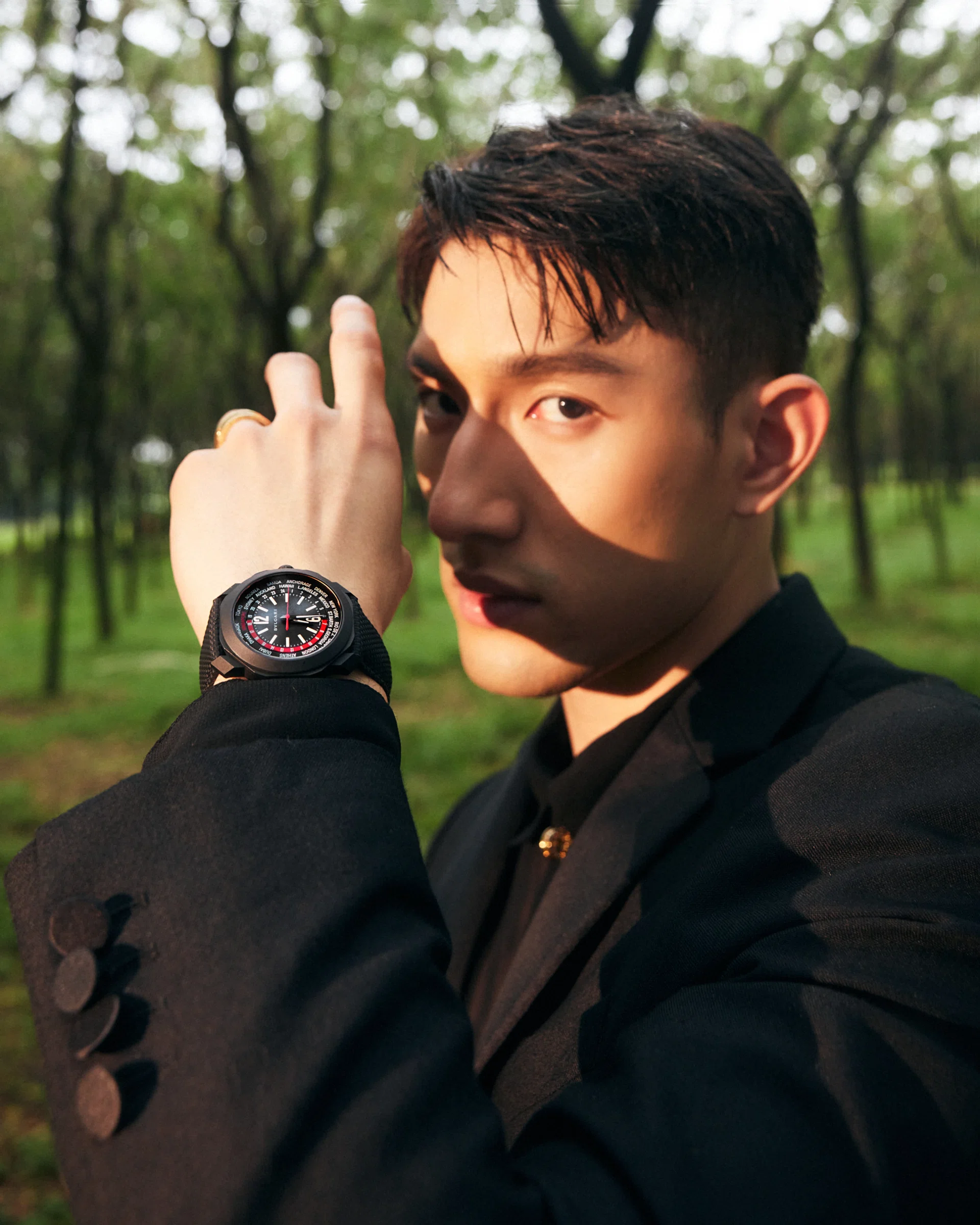 宝格丽Octo Roma世界时间腕表新加坡60周年限量版, SG60, National Day, Red watches, Red and White watches