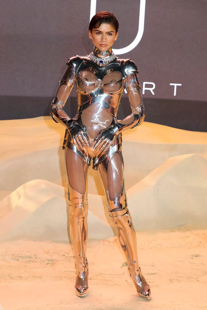 February 15, 2024, London, United Kingdom: Zendaya at the Dune: Part Two World Premiere at Odeon Luxe in Leicester Square, London. (Credit Image: © Cat Morley/SOPA Images via ZUMA Press Wire)