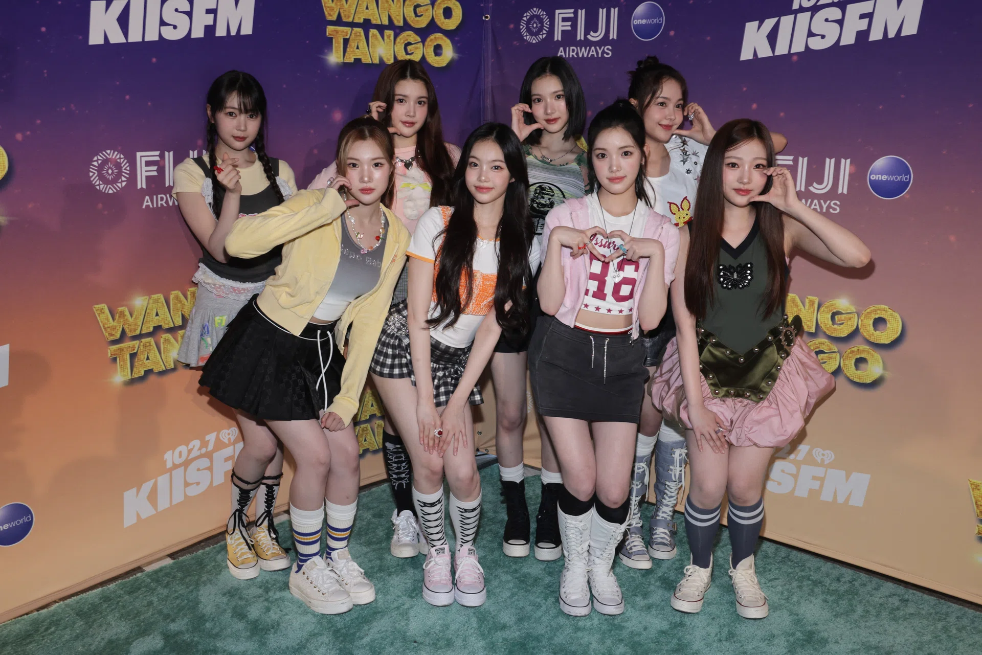 iHeartRadio's 102.7 KIIS FM Wango Tango - Arrivals.
11 May 2025
Pictured: Hearts2Hearts - Jiwoo, Carmen, Yuha, Stella, Juun, A-na, Ian, and Ye-on.
Photo credit: CSH/IS/MPI/Capital Pictures / MEGA

TheMegaAgency.com
sales@mega.global