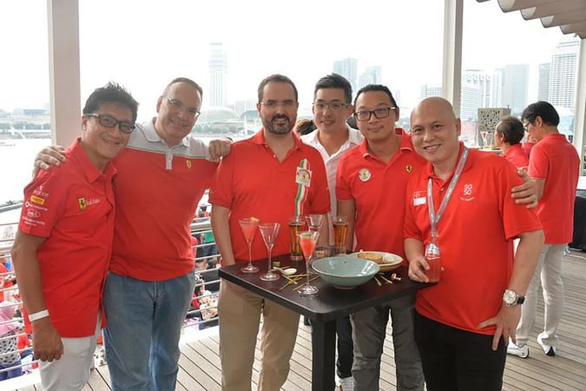 Ferrari Owners' Club Singapore celebrated National Day with celebrity ...