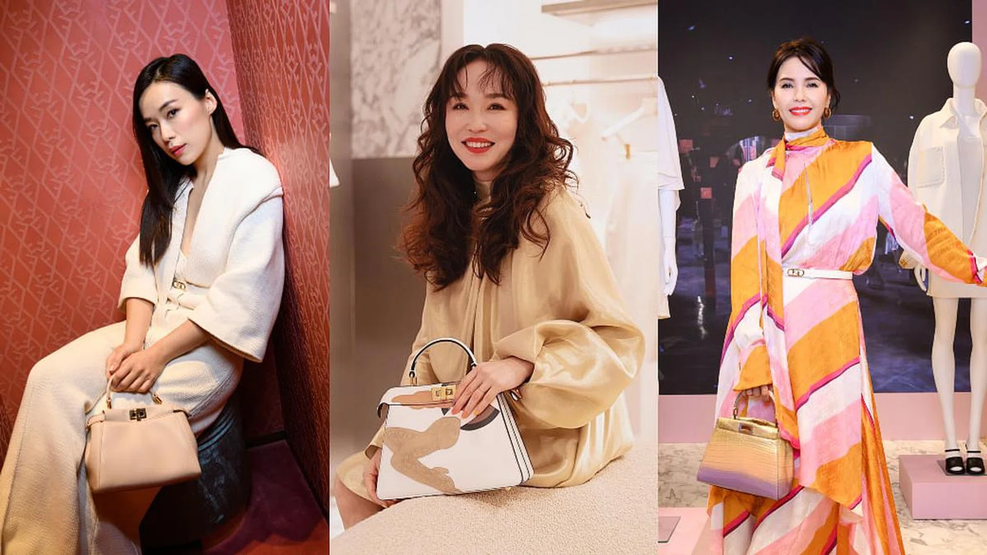 Fashion, Fendi, Rebeccal Lim, Zoe Tay, Desmond Tan, Fann Wong, MBS