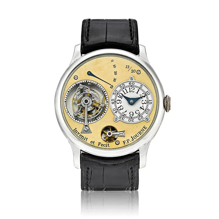 极为罕见的“Souscription”初代版本Tourbillon Souverain陀飞轮腕表。