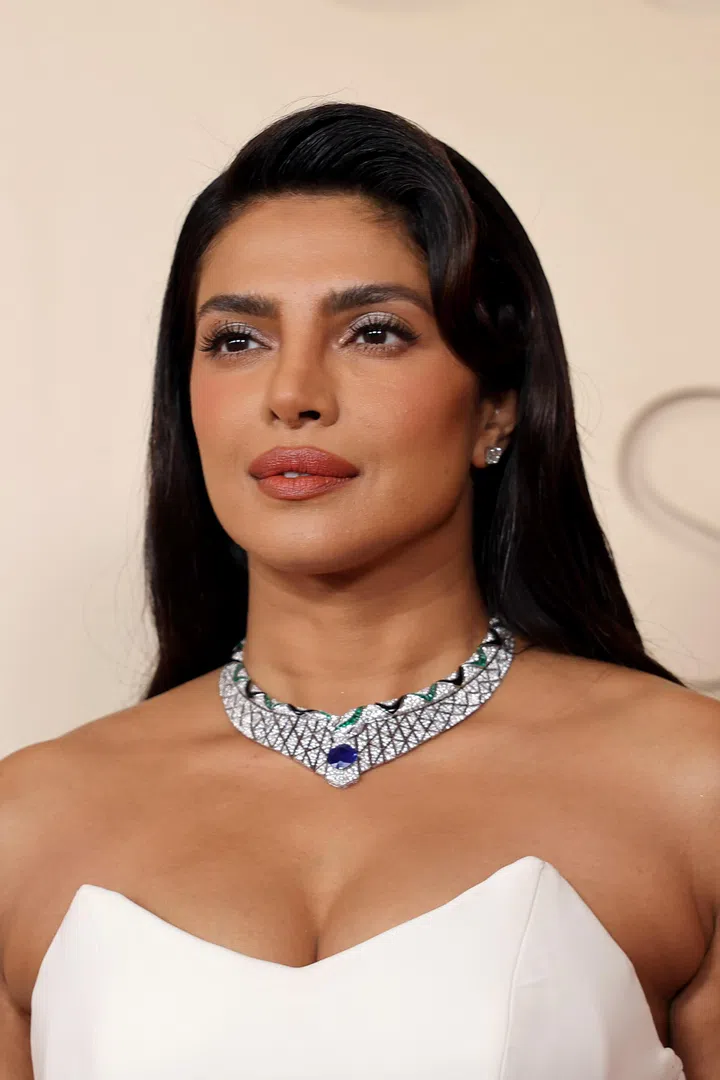 HOLLYWOOD, CALIFORNIA - MARCH 15: Priyanka Chopra Jonas attends the 98th Oscars at Dolby Theatre on March 15, 2026 in Hollywood, California. (Photo by Mike Coppola/Getty Images)