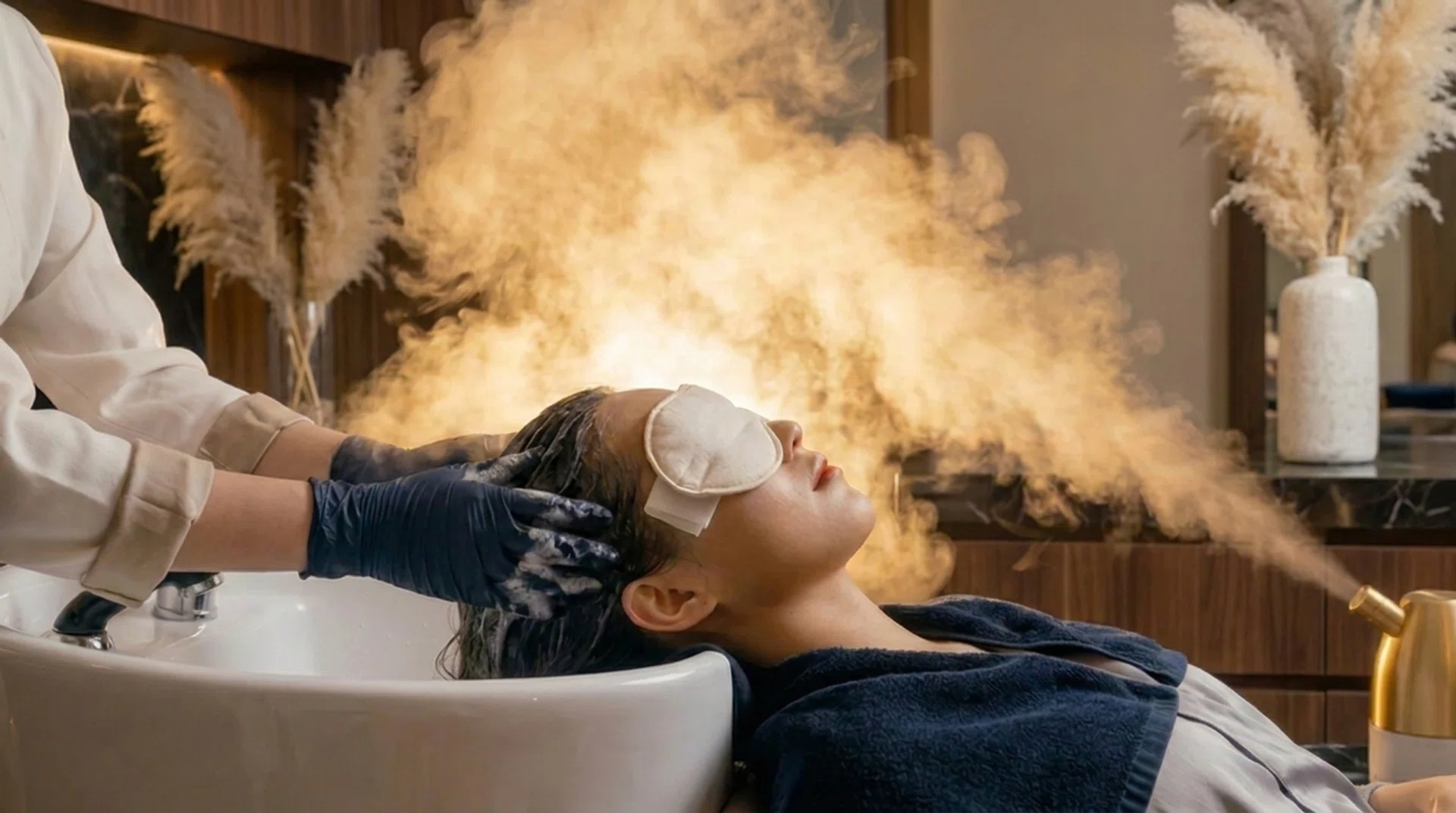 发廊，头部按摩,head Spa, Kolorist, Korean hair salon, 韩式发廊
