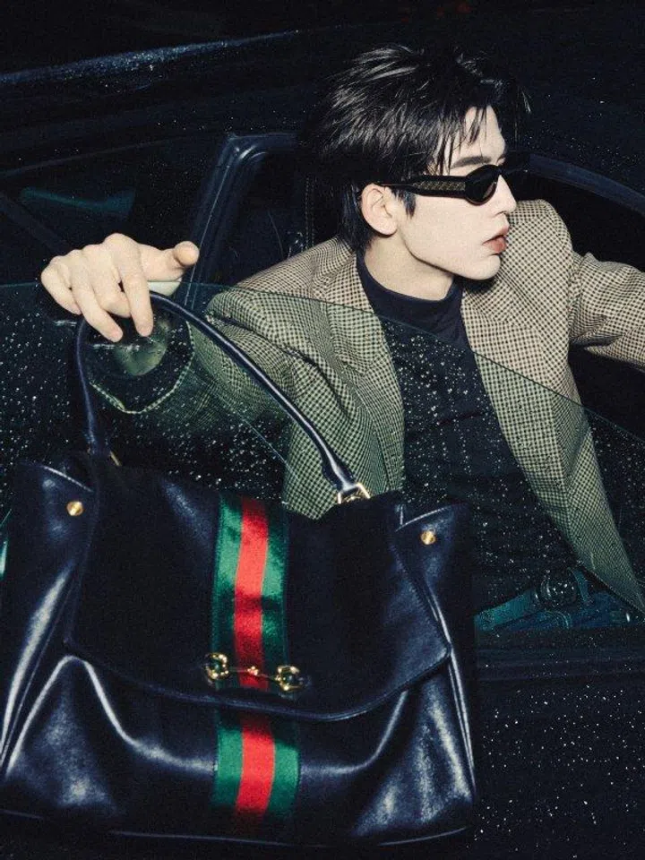 张凌赫，zhang ling he, gucci Paparazzo