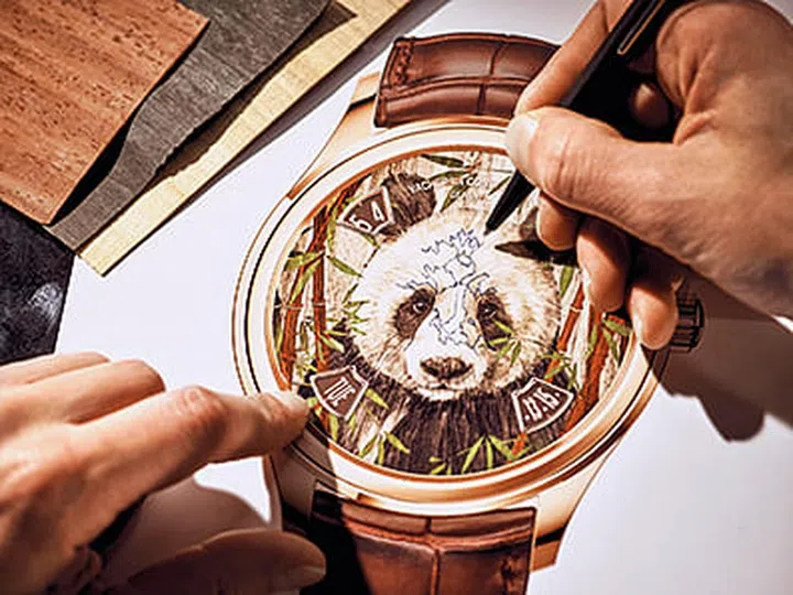 Les Mécaniques SauvagesWild PandaMarqueterie MarquetryMaking Of7600C/000R-B4507600C/000R-B4517600C/000R-B453