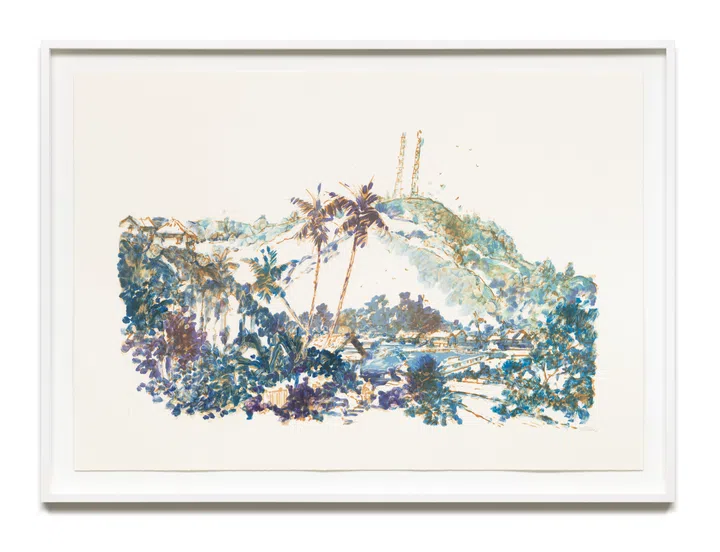 Ong Kim Seng_Moonlight Night at Mt. Faber_STPI