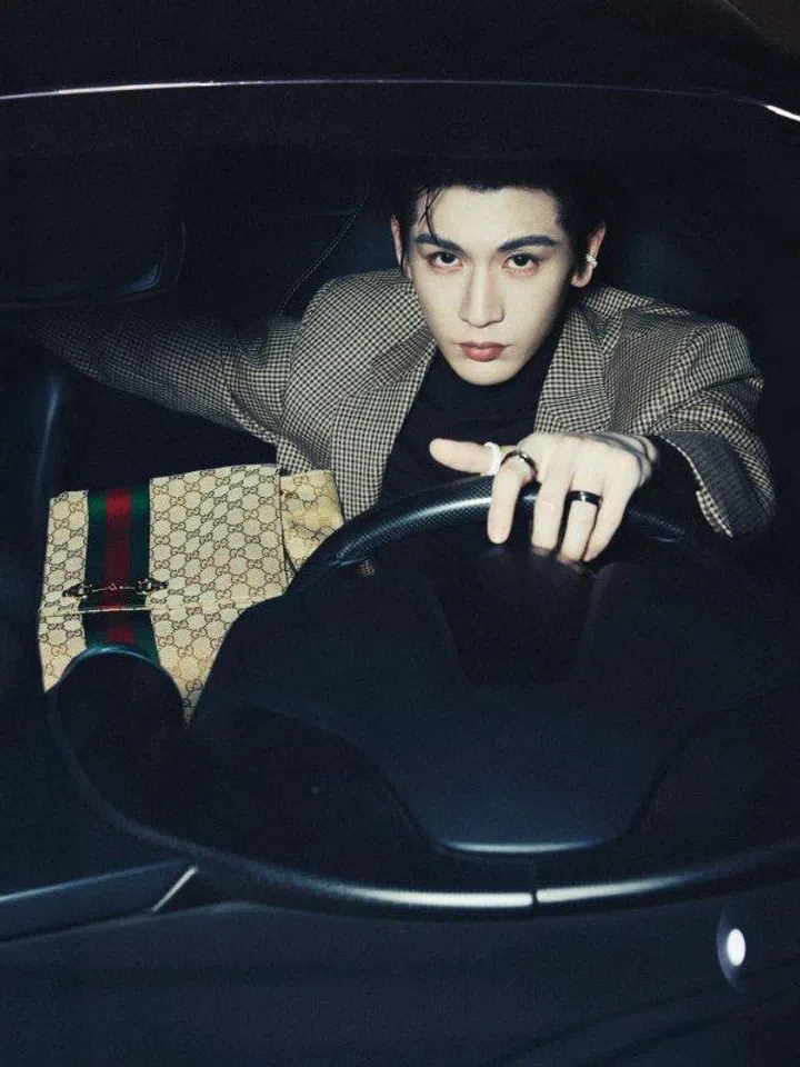 张凌赫，zhang ling he, gucci Paparazzo