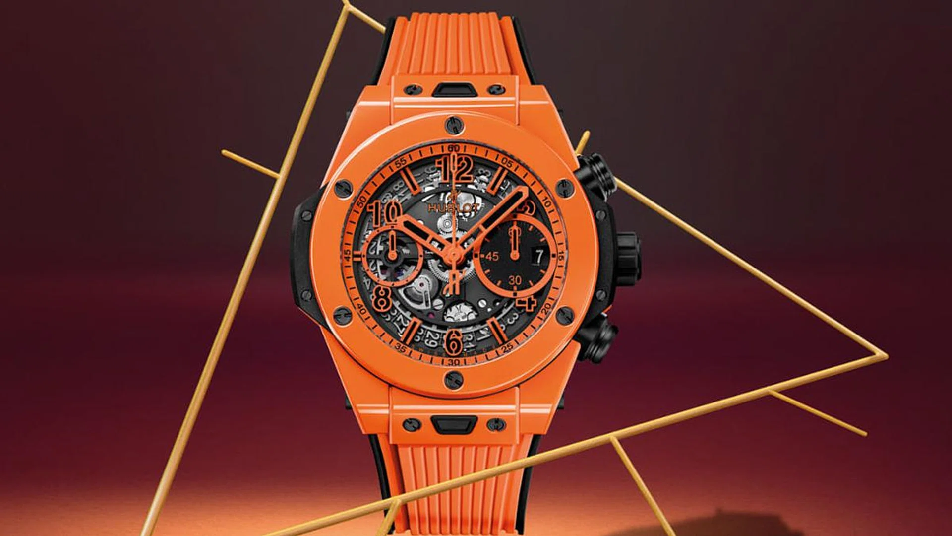 Colourful watches, coloured dials, watches, Hublot