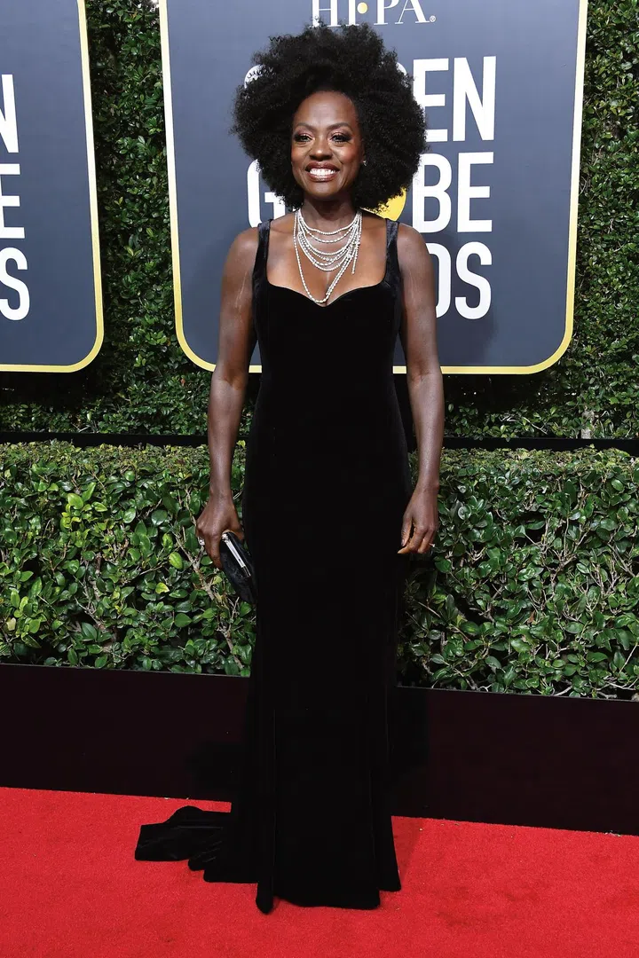 BEVERLY HILLS, CA - JANUARY 07:  Viola Davis attends The 75th Annual Golden Globe Awards at The Beverly Hilton Hotel on January 7, 2018 in Beverly Hills, California.  (Photo by Steve Granitz/WireImage)