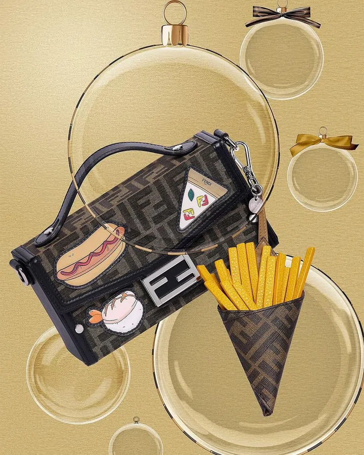 Fendi 2024假日系列单品融入“Fendilicious”美食元素。 Photo Courtesy of Fendi