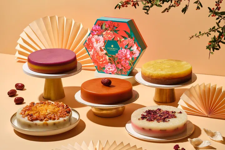 nian gao, 年糕, Chinese new year, chinese new year snacks, Shangri-La Singapore, Chinese new year goodies