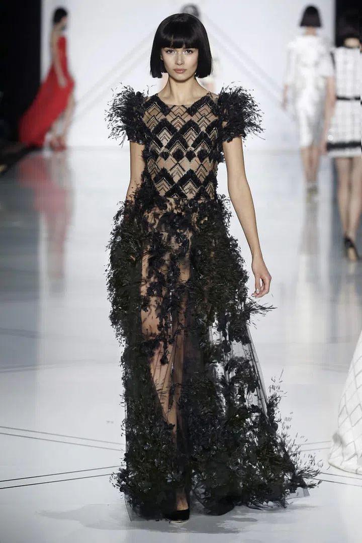 A model walks the runway during the Ralph & Russo Haute Couture Fall/Winter 2016-2017 show as part of Paris Fashion Week on July 4, 2016 in Paris, France.