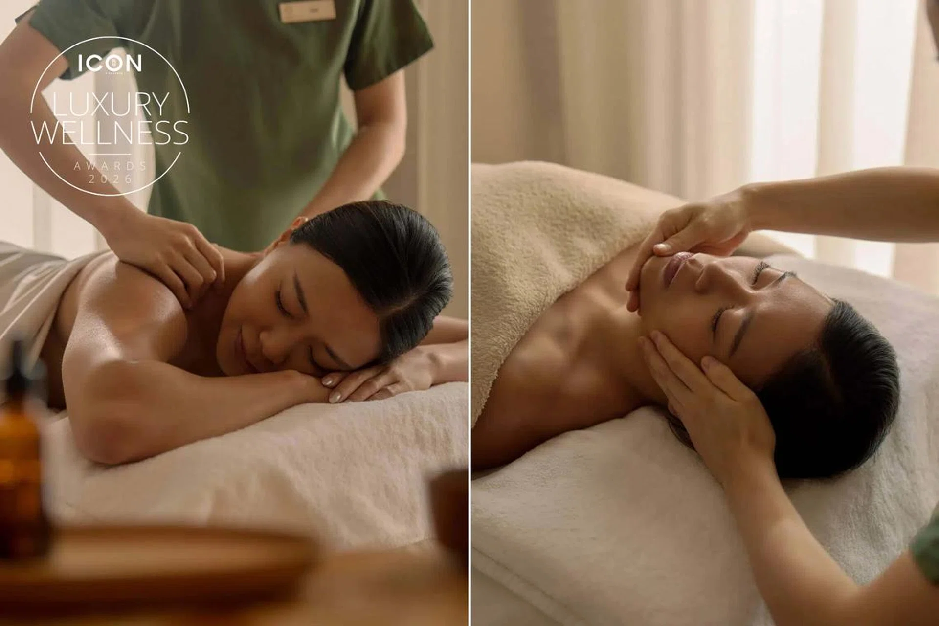 Oasia Spa offering Oasia Signature Massage and Swissline Signature Retreat.