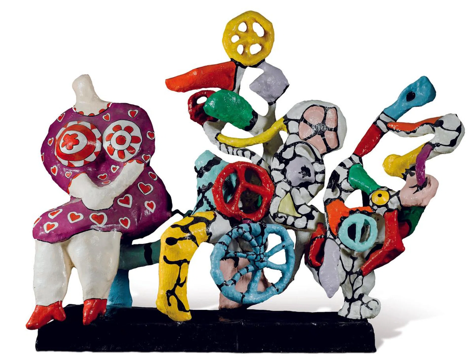 "Niki de saint phalle la machine"雕塑作品。