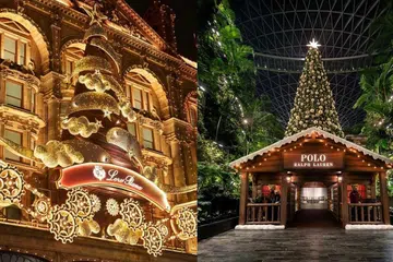 Christmas Deco,Shopping mall,jewel changi,london harrods